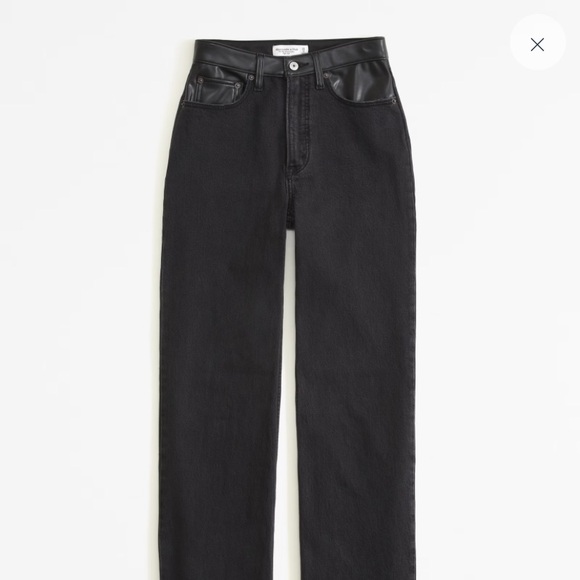 Abercrombie Relaxed Fit ultra high rise 27 - Picture 1 of 7